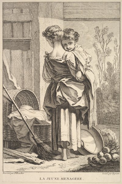 Młoda Gospodyni, 1741-63. autorstwa John Ingram