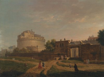 Castel Sant Angelo, Rzym autorstwa John Inigo Richards