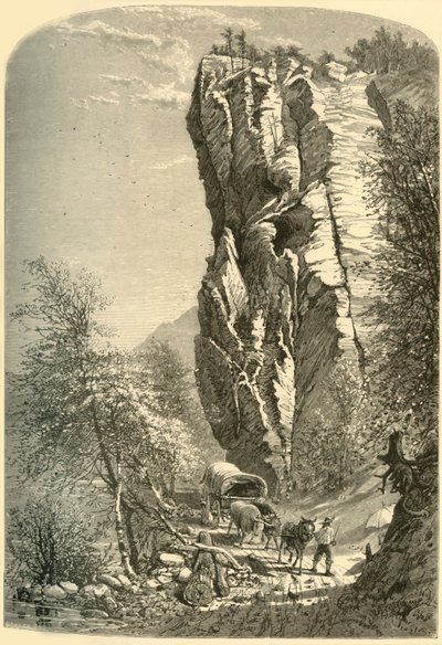 „Skok kochanków – o wschodzie słońca”, 1872. autorstwa John J. Harley