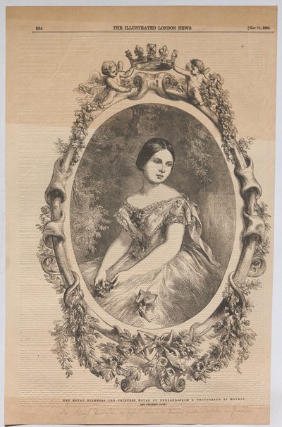 Jej Królewska Wysokość Księżniczka Królewska Anglii. autorstwa John Jabez Edwin Mayall