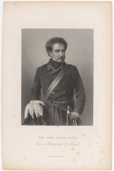 ?Gen. Lord Clyde, G.C.B.?, 1856 ok autorstwa John Jabez Edwin Paisley Mayall