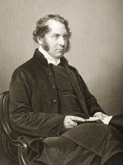 Henry Montagu Villiers (1813-61) wyryty przez D.J. Pounda na podstawie fotografii, z "The Drawing-Room of Eminent Personages, Volume 2", wydanej w Londynie w 1860 r. autorstwa John Jabez Edwin Paisley Mayall