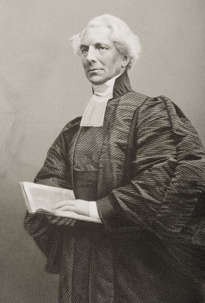 Hugh McNeile (1795-1879) wyryty przez D.J. Pounda z fotografii, z "The Drawing-Room of Eminent Personages, Volume 2", wydanej w Londynie, 1860 r. autorstwa John Jabez Edwin Paisley Mayall