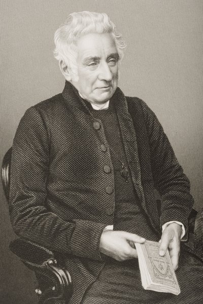 John Lonsdale (1788-1867) grawerowany przez D.J. Pound z fotografii, z „The Drawing-Room of Eminent Personages, Volume 2”, wydanej w Londynie, 1860 autorstwa John Jabez Edwin Paisley Mayall