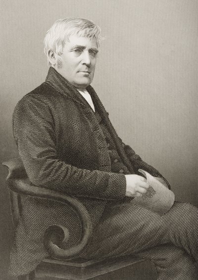 Joseph Sturge (1793-1859) grawerowany przez D.J. Pound z fotografii, z „The Drawing-Room of Eminent Personages, Volume 2”, wydanej w Londynie, 1860 autorstwa John Jabez Edwin Paisley Mayall