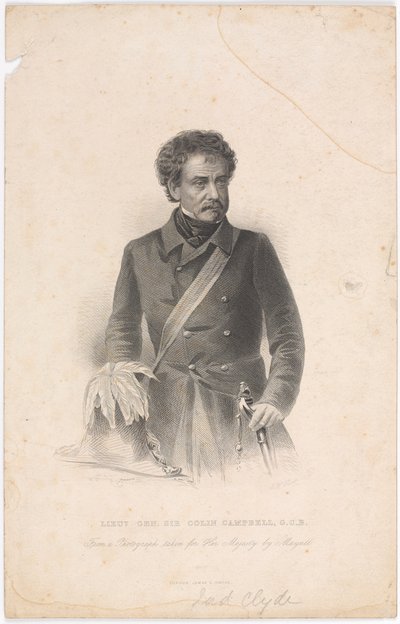 ?Generał porucznik Sir Colin Campbell, G.C.B.?, 1856 ok autorstwa John Jabez Edwin Paisley Mayall