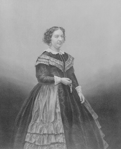 Miss Louisa Pyne, z „Galeria Portretów Salonowych Wybitnych Osobistości”, 1861 (stalowa grawerunek) autorstwa John Jabez Edwin Paisley Mayall