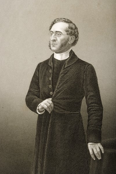 Wielebny John Cumming (1707-81) wyryty przez D.J. Pound z fotografii, z „The Drawing-Room of Eminent Personages, Volume 2”, wydanej w Londynie, 1860 autorstwa John Jabez Edwin Paisley Mayall