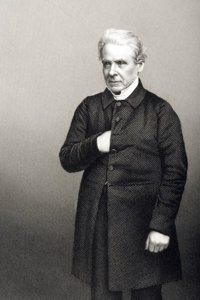 Wielebny Thomas Dale (1797-1870) grawerowany przez D.J. Pound z fotografii, z „The Drawing-Room of Eminent Personages, Volume 2”, wydanej w Londynie, 1860 autorstwa John Jabez Edwin Paisley Mayall