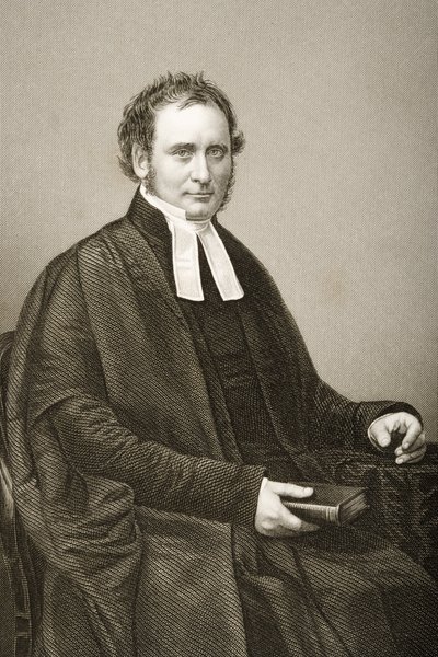 Robert Bickersteth (1816-84) grawerowany przez D.J. Pound z fotografii, z „The Drawing-Room of Eminent Personages, Volume 2”, wydanej w Londynie, 1860 autorstwa John Jabez Edwin Paisley Mayall