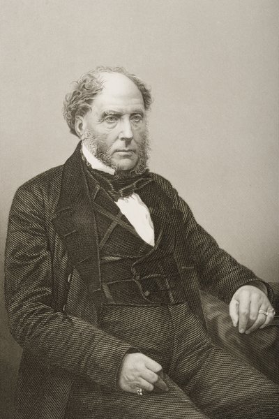 Sir Archibald Alison (1792-1867) wyryty przez D.J. Pounda na podstawie fotografii, z "The Drawing-Room of Eminent Personages, Volume 2", wydanej w Londynie w 1860 r. autorstwa John Jabez Edwin Paisley Mayall