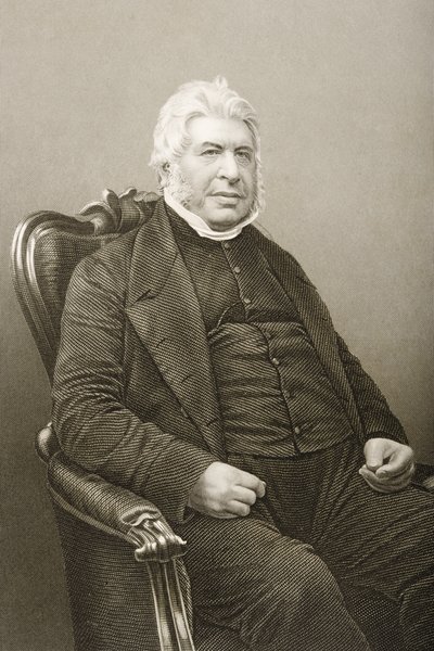 Walter Farquhar Hook (1798-1875) grawerowane przez D.J. Pound z fotografii, z „The Drawing-Room of Eminent Personages, Volume 2”, wydanej w Londynie, 1860 autorstwa John Jabez Edwin Paisley Mayall