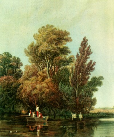 „Basen wędkarza”, 1809, 1946. autorstwa John James Chalon