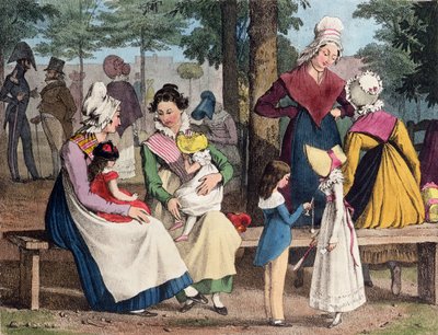Nianie, 1820 autorstwa John James Chalon