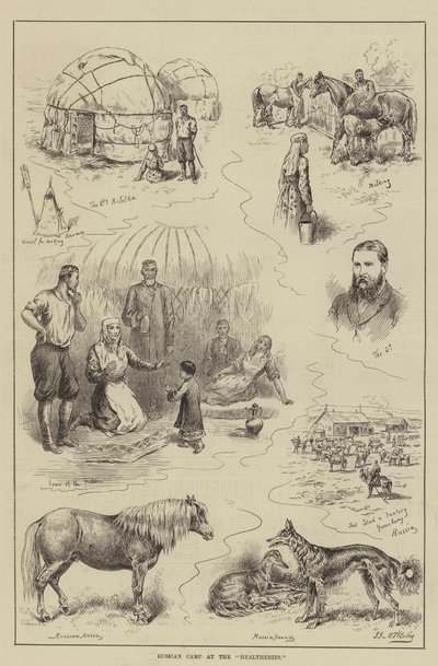 Rosyjski Obóz w Healtheries autorstwa John Jellicoe