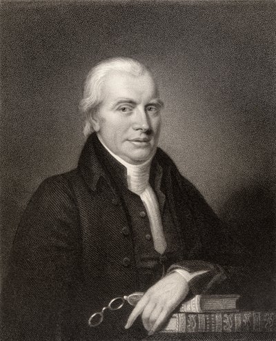 Adam Clarke, sztych. J. Thomson, z „Narodowej Galerii Portretów, tom III”, wydana ok. 1835 autorstwa John Jenkinson