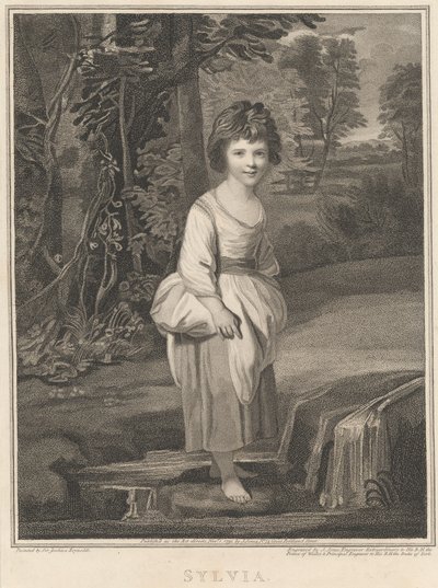 Lady Gertrude Fitzpatrick jako Sylwia autorstwa John Jones
