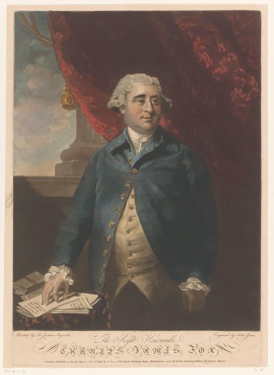 Portret van Charlesa Jamesa Foxa autorstwa John Jones
