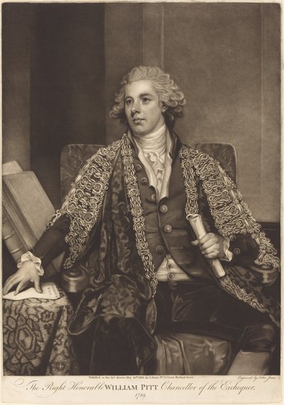 William Pitt autorstwa John Jones after George Romney