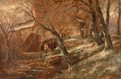 Hamstead Mill, Staffordshire Hamstead Hill, Handsworth 1850-1908. autorstwa John Joseph Hughes