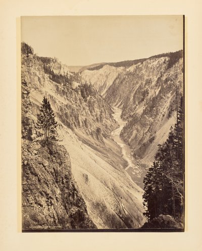 Wielki Kanion Yellowstone autorstwa John K. Hillers