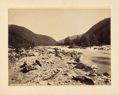 Mountain Island, French Broad, Karolina Północna autorstwa John K. Hillers