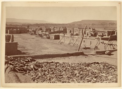 Pueblo San Juan, Nowy Meksyk: północny kraniec miasta autorstwa John K. Hillers