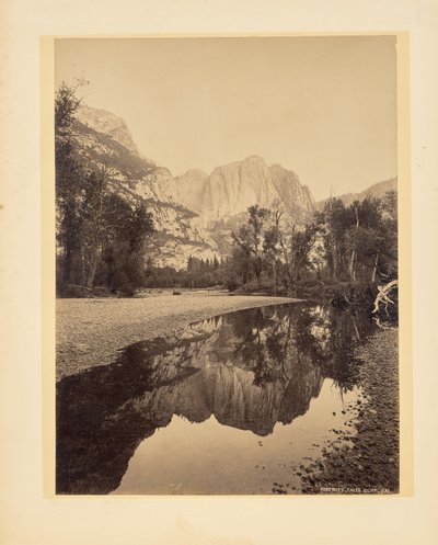 Wodospady Yosemite, urwisko, Kalifornia autorstwa John K. Hillers