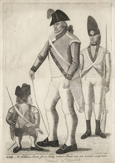 George ("Geordie") Cranstoun; Samuel McDonald; Nieznany mężczyzna wg Johna Kaya autorstwa John Kay