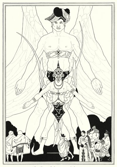 Ilustracja do Historii Aladyna i cudownej lampy (lito) autorstwa John Kettelwell