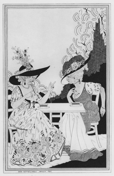 Ilustracja do „Drogi świata” Williama Congreve