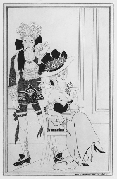 Ilustracja do „Drogi świata” Williama Congreve