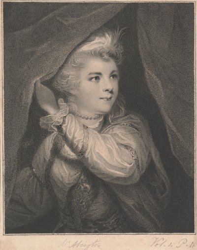 Pani Frances Abington (z domu Barton) jako Roxalana w „Sułtanie” autorstwa John Keyse Sherwin