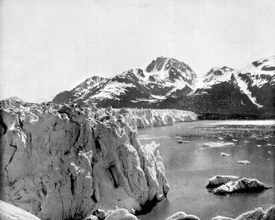 Lodowiec Muir, Alaska, USA, 1893. autorstwa John L. Stoddard