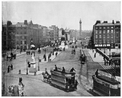 Sackville Street, Dublin, koniec XIX wieku. autorstwa John L. Stoddard