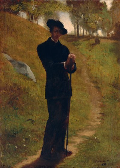 Portret malarza, 1859. autorstwa John La Farge