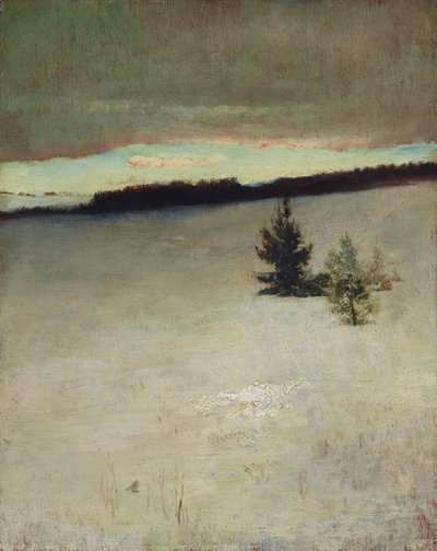 Śnieżne Pole, Rano, Roxbury autorstwa John La Farge