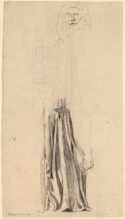 Study for Moses — Trinity Church, Boston autorstwa John La Farge