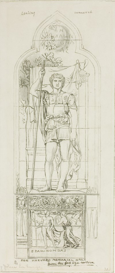 Studium na witraż autorstwa John La Farge