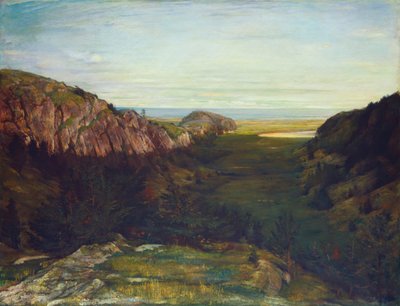 Ostatnia Dolina - Rajskie Skały, 1867-1868. autorstwa John La Farge