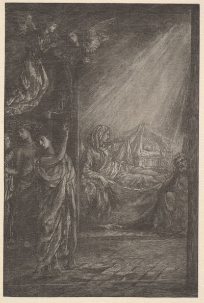 Narodzenia.n.d. autorstwa John La Farge