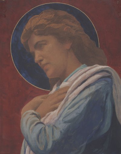 Święty (pastel i akwarela na papierze) autorstwa John La Farge or Lafarge