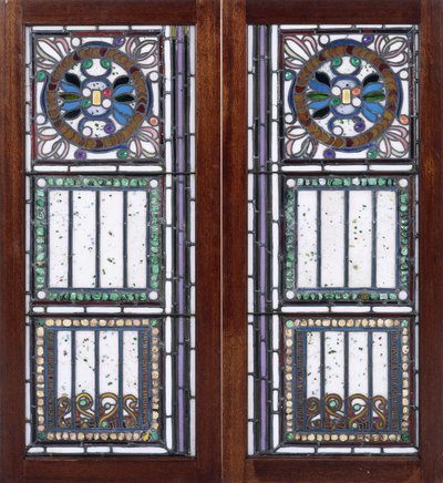 Para okien ze szkła ołowiowego, autorstwa John La Farge or Lafarge