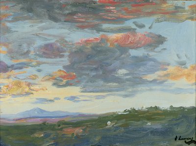 Wieczór, Tanger (olej na płótnie) autorstwa John Lavery