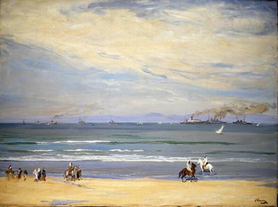 Francuskie Kanonierki, Tanger Bay autorstwa John Lavery