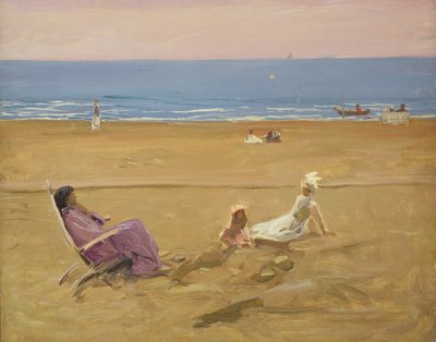 Na plaży autorstwa John Lavery
