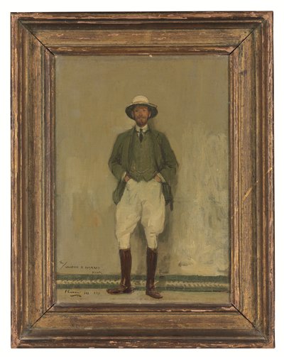 Portret Waltera B. Harrisa, ok. 1907 (olej na płótnie) autorstwa John Lavery