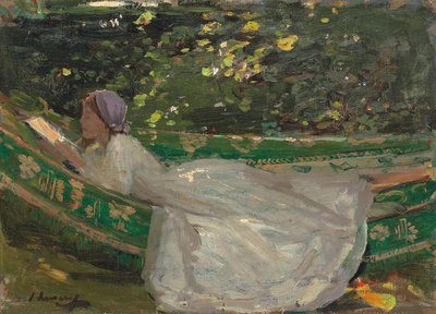 The Green Hammock, ok. 1905 (olej na płótnie) autorstwa John Lavery