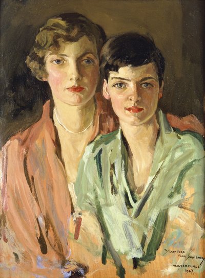 Siostry Joanna i Marjory autorstwa John Lavery