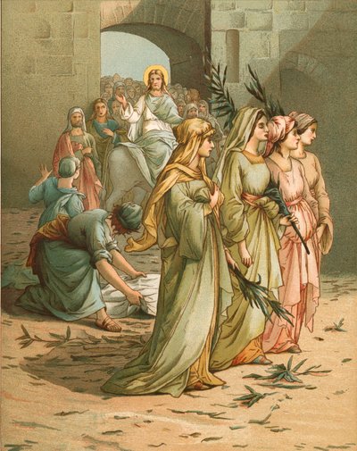 Chrystus przybywający do Jerozolimy autorstwa John Lawson